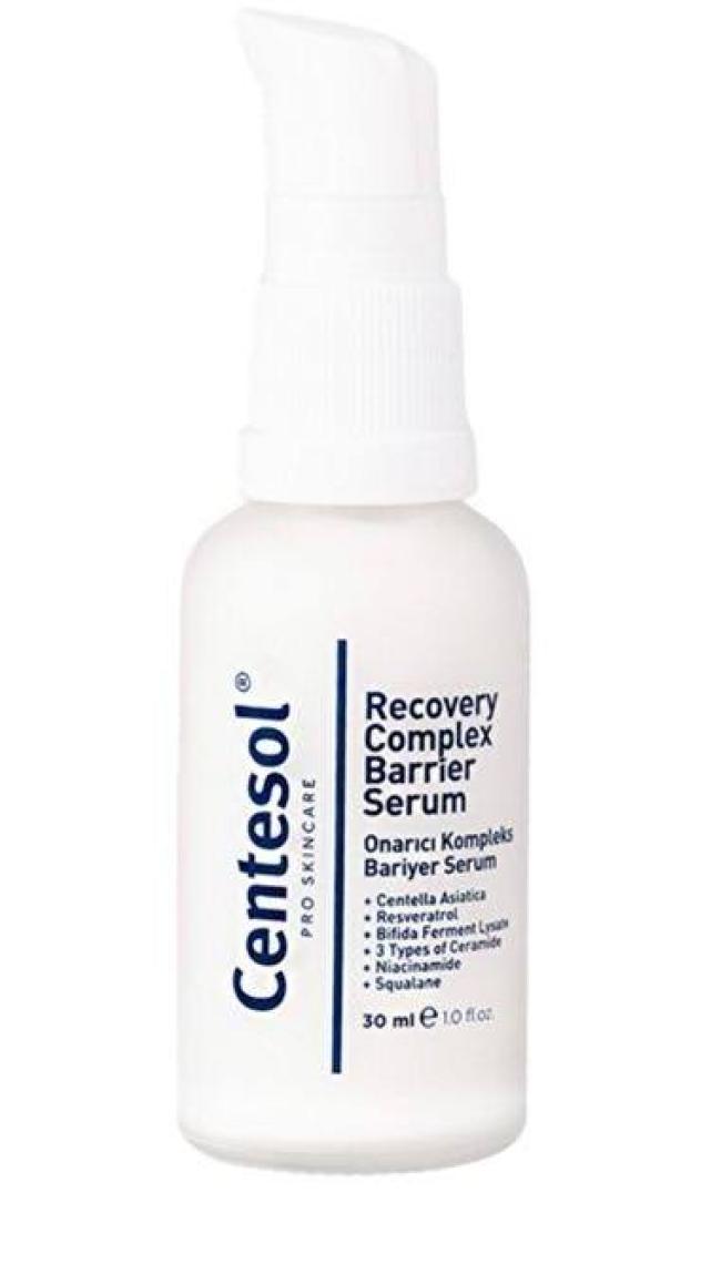 Görkito Centesol Onarıcı Kompleks Bariyer Güçlendirici Nemlendirici Serum 30 ml (Resveratrol, Prebiyotik, Seramidler, Niacinamide, Squalane)