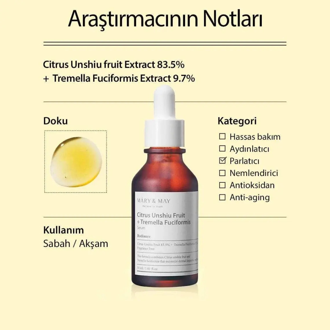 Mary & May Leke Karşıtı C Vitamini Içeren Serum 30 Ml