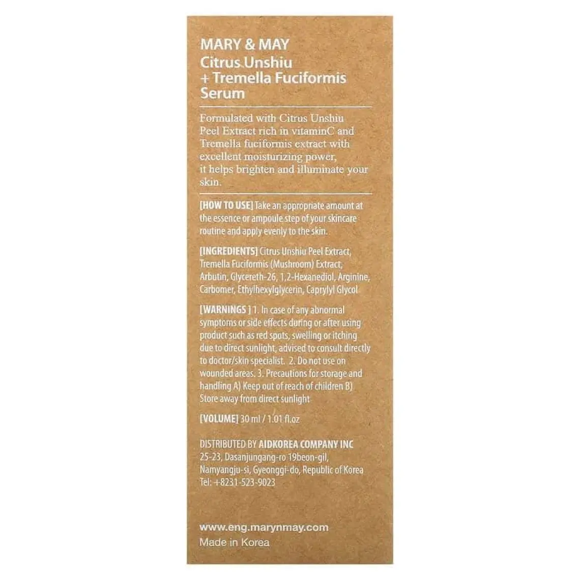 Mary & May Leke Karşıtı C Vitamini Içeren Serum 30 Ml