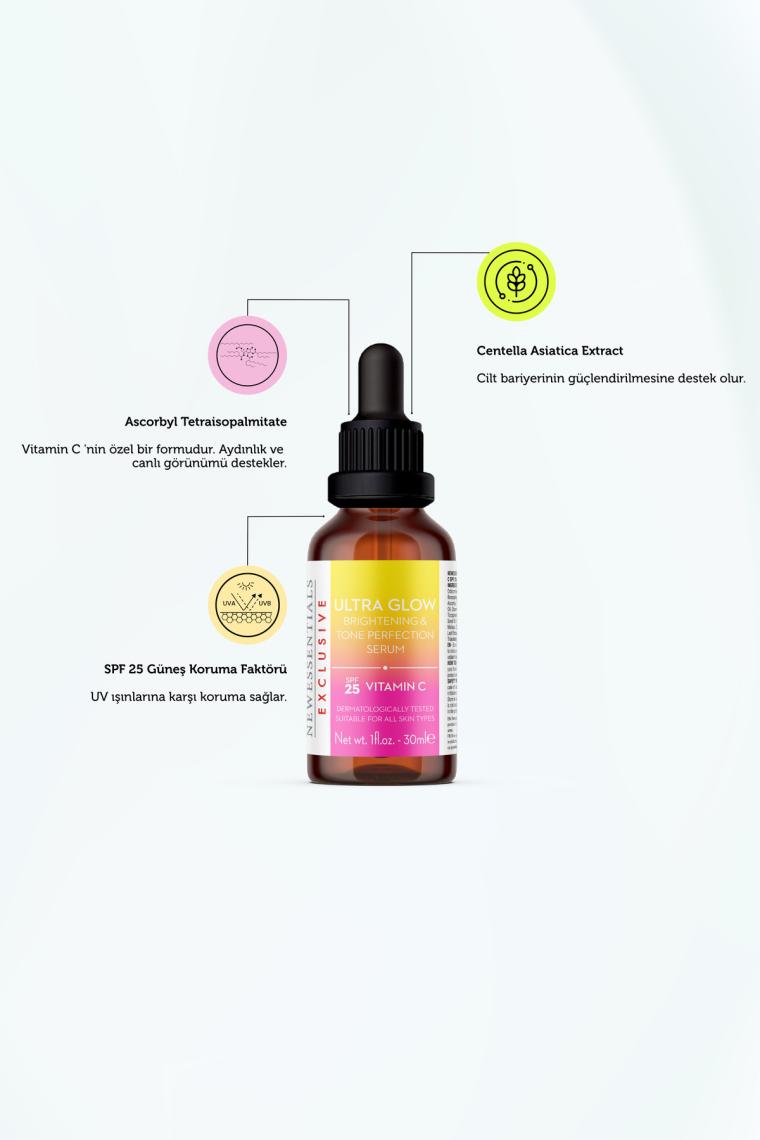 Aydınlık Görünüm Sağlayan Vita-C İçeren Leke Karşıtı Güneş Koruyucu-SPF25(UVA+ UVB)