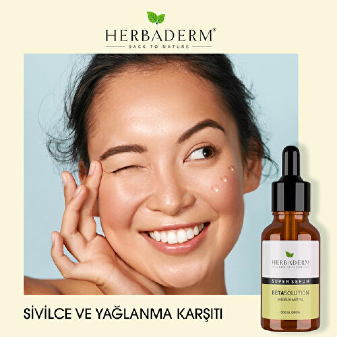 Herbaderm Süper Serum Beta Solution (Salisilik Asit %2) Sivilce Karşıtı 30 Ml
