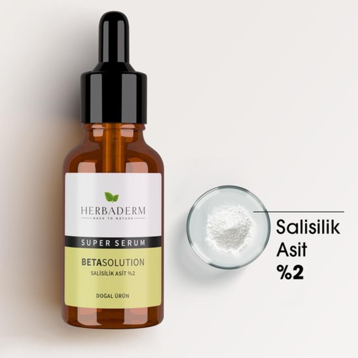 Herbaderm Süper Serum Beta Solution (Salisilik Asit %2) Sivilce Karşıtı 30 Ml