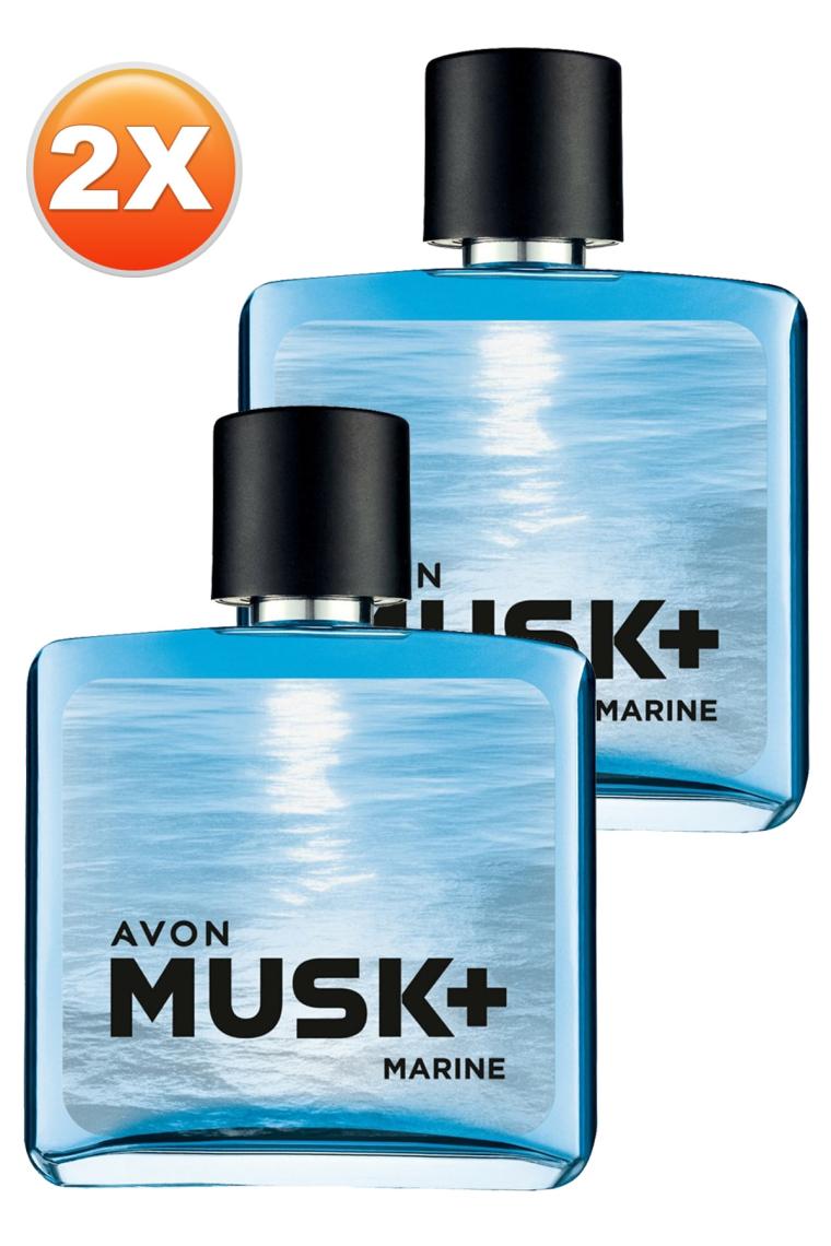 Musk Marine Erkek Parfüm Edt 75 Ml. İkili Set