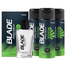 Blade Green Dream Edt Erkek Parfüm 70 ml & Deodorant 3X150 ml