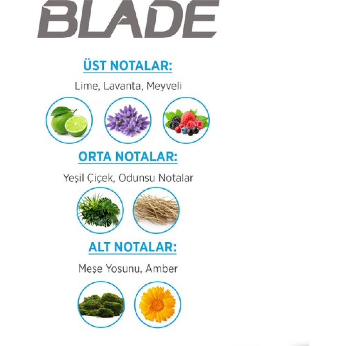 Blade Cool Fresh Edt Erkek Parfüm 70 ml & Deodorant 3X150 ml