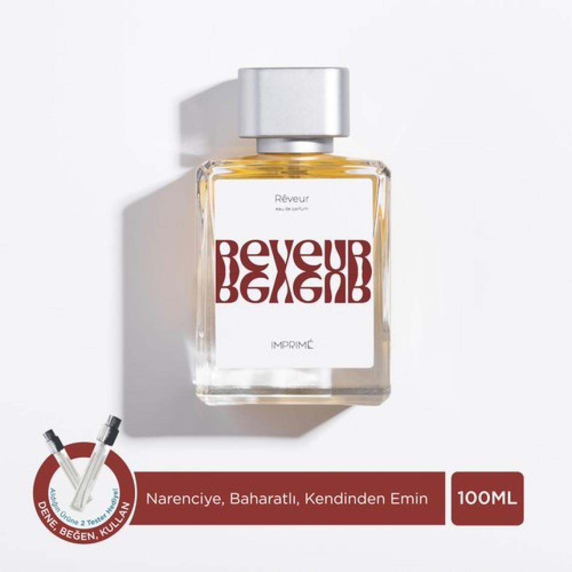 Imprimé Rêveur EDP Unisex Parfüm 100 ml | Narenciye, Baharatlı | Mandalina, Elma, Biberiye, Gül, Vanilya, Sandal