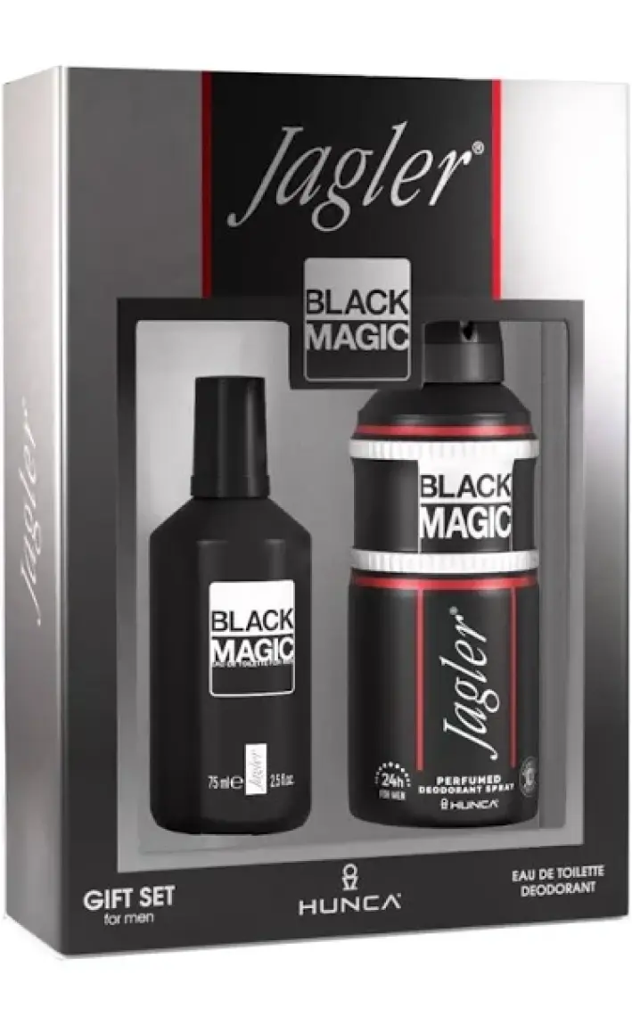 Jagler Black Magic Erkek Parfüm Edt 75 ml + Deodorant 150 ml Parfüm seti