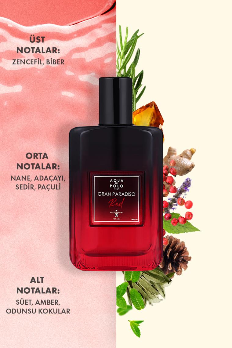Aqua Di Polo Gran Paradiso Red EDP 50 ml Erkek Parfüm