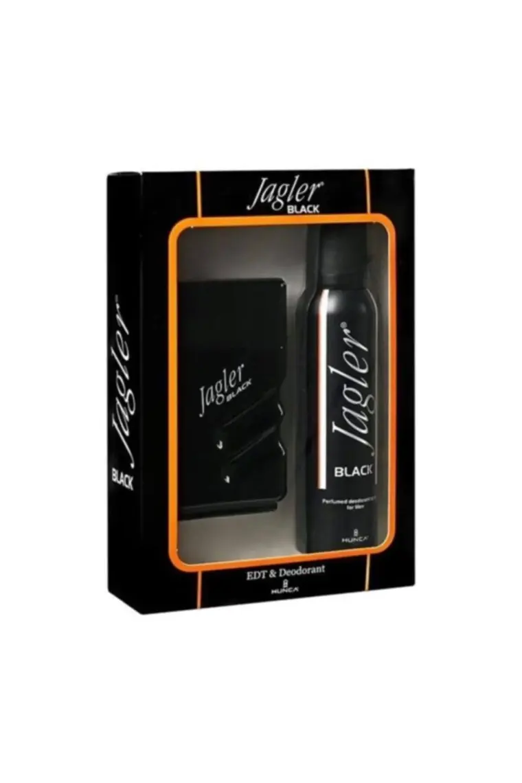 Jagler Black Edt 90 ml Erkek Parfüm + 150 ml Erkek Deodorant Seti 8690973028532