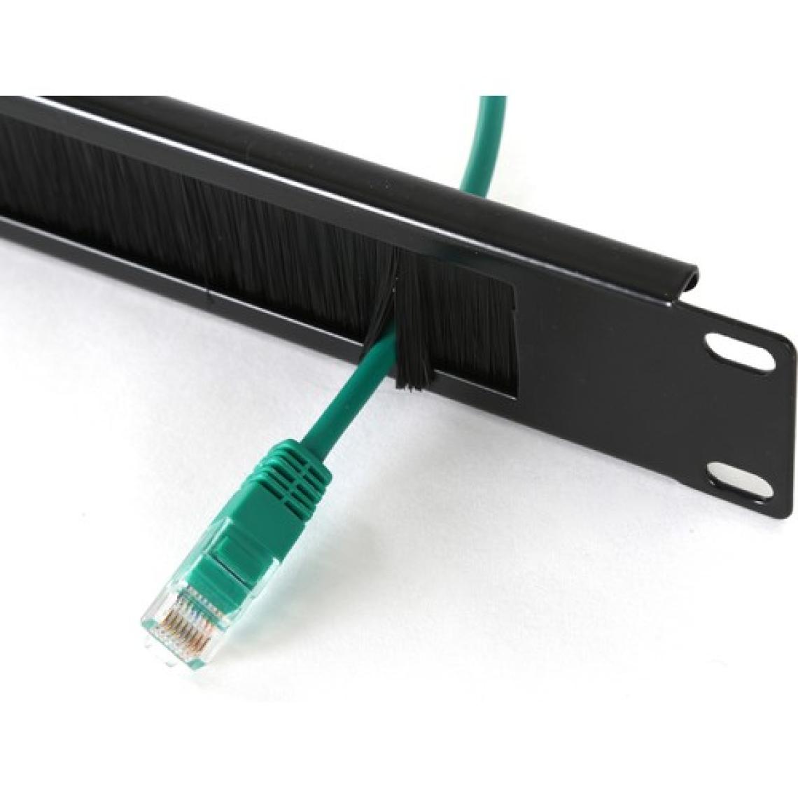 Kastap 1U 19'' Fırçalı Metal Kapama Paneli, Rack Kabinet Aksesuarı