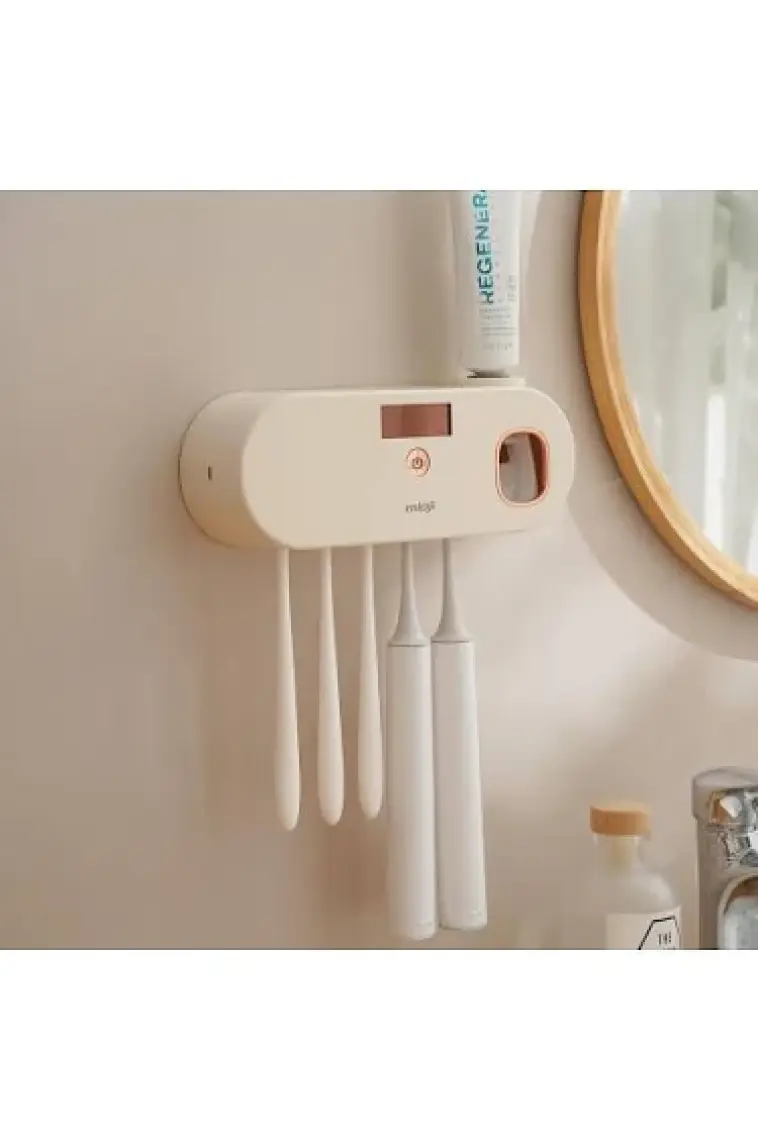 Mioji Mio UV5F 1200MAH Şarj Edilebilir Uv Sterilizatörü Otomatik Diş Fırçası Tutucusu