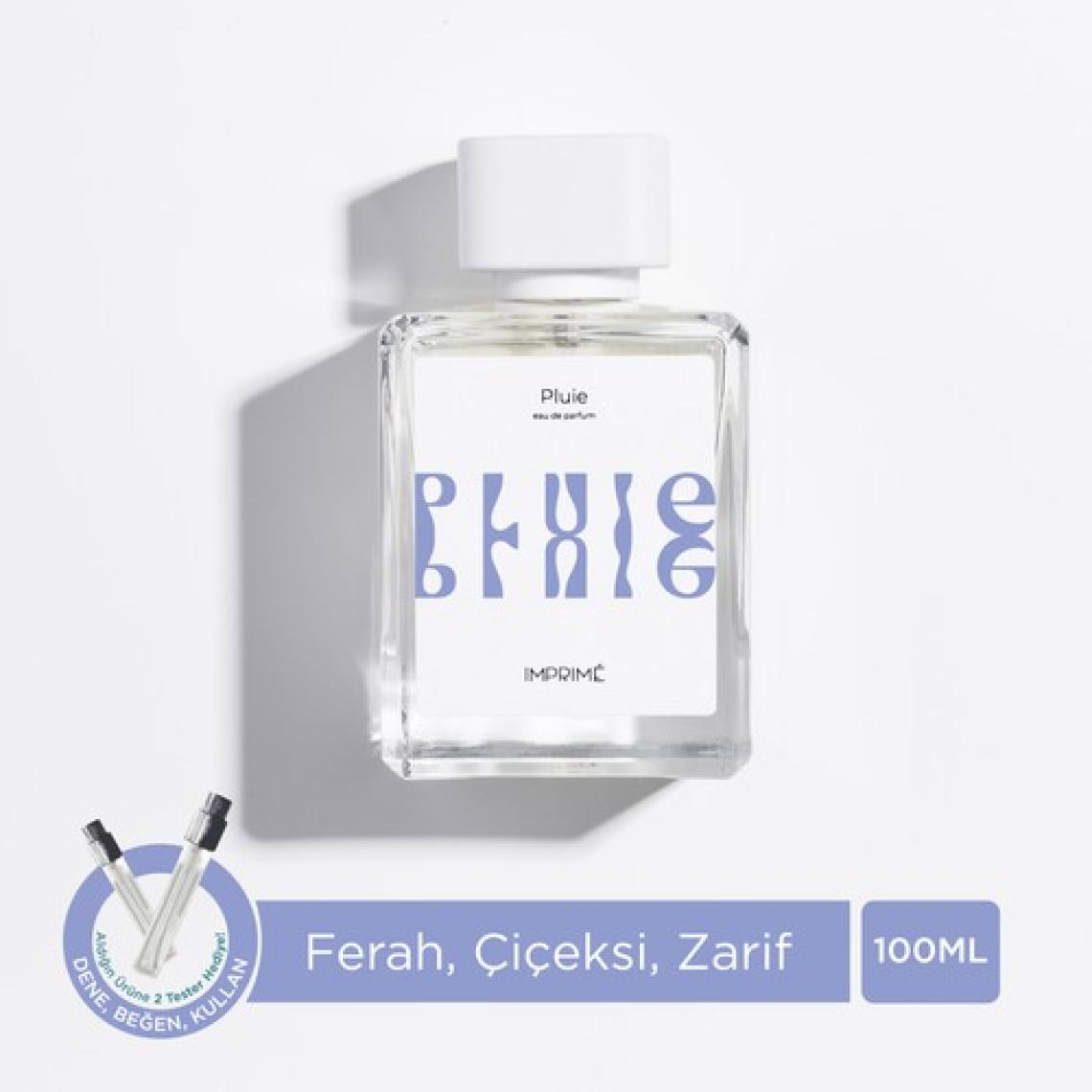 Imprimé Pluie EDP Unisex Parfüm 100 ml | Ferah Çiçeksi | Bergamot, Pembe Biber, Yağmur, Gül, Yasemin, Çam, Misk