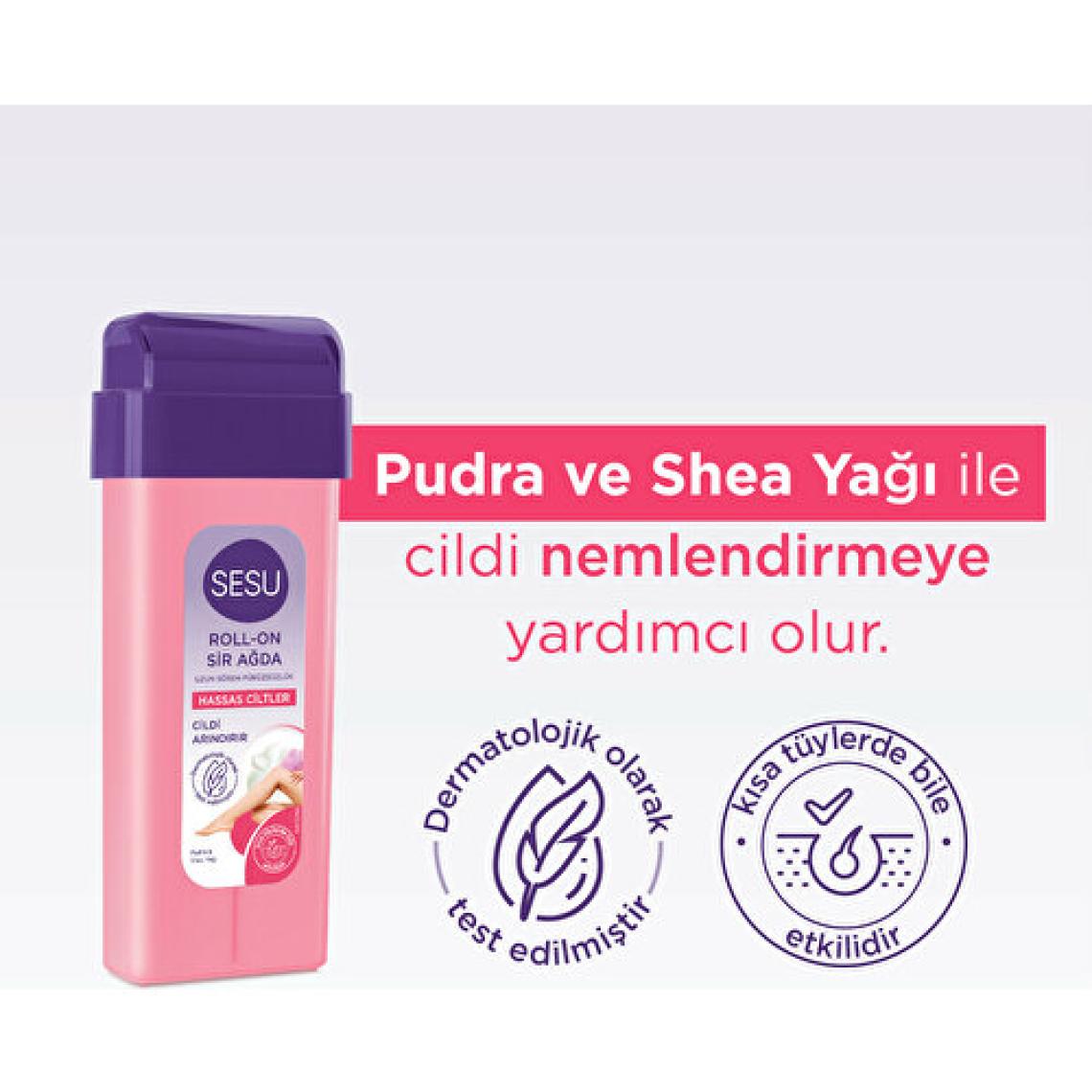 Sesu Roll-On Sir Ağda Hassas Cilt 100 ml