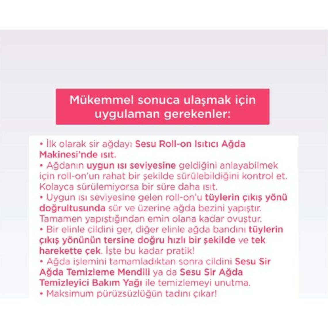 Sesu Roll-On Sir Ağda Hassas Cilt 100 ml