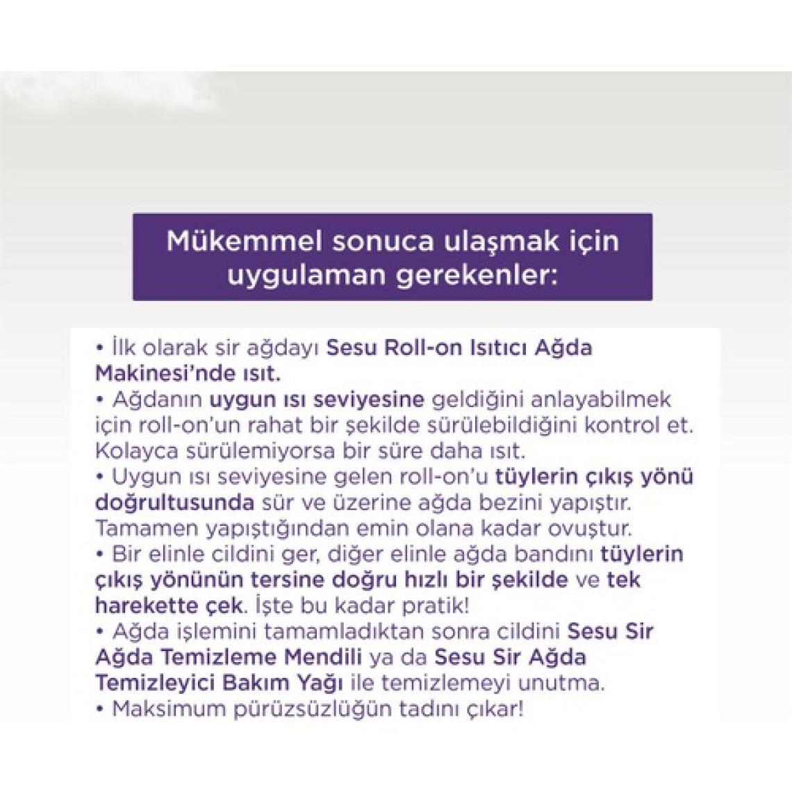 Sesu Roll-On Sir Ağda Kahve 100 ml 2 Adet