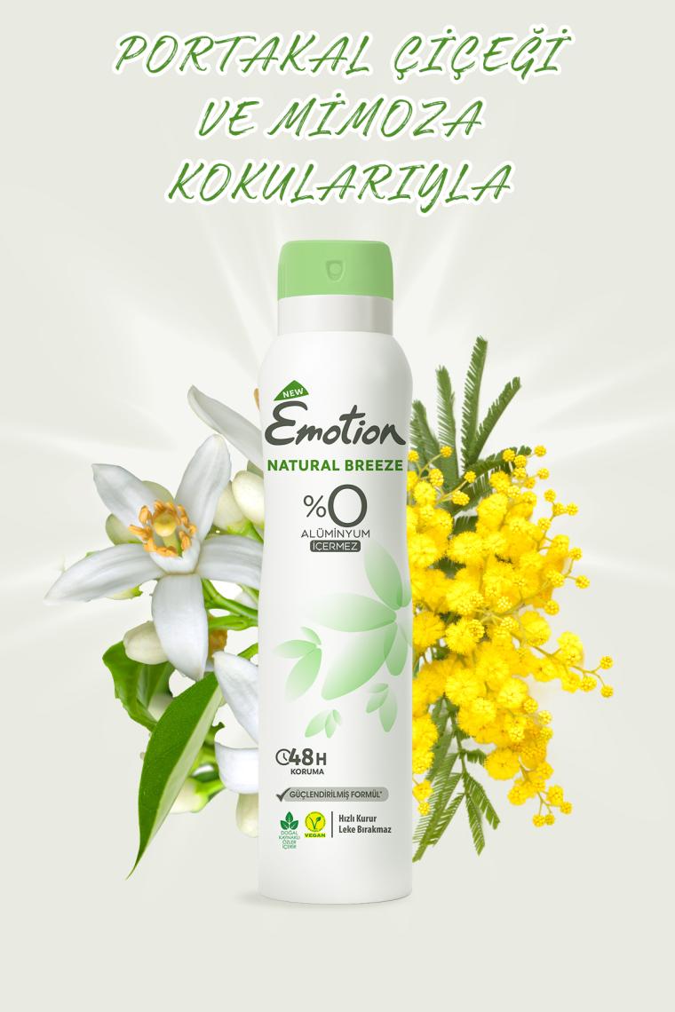 Emotion Natural Breeze 150 ml Vegan x 3 Adet