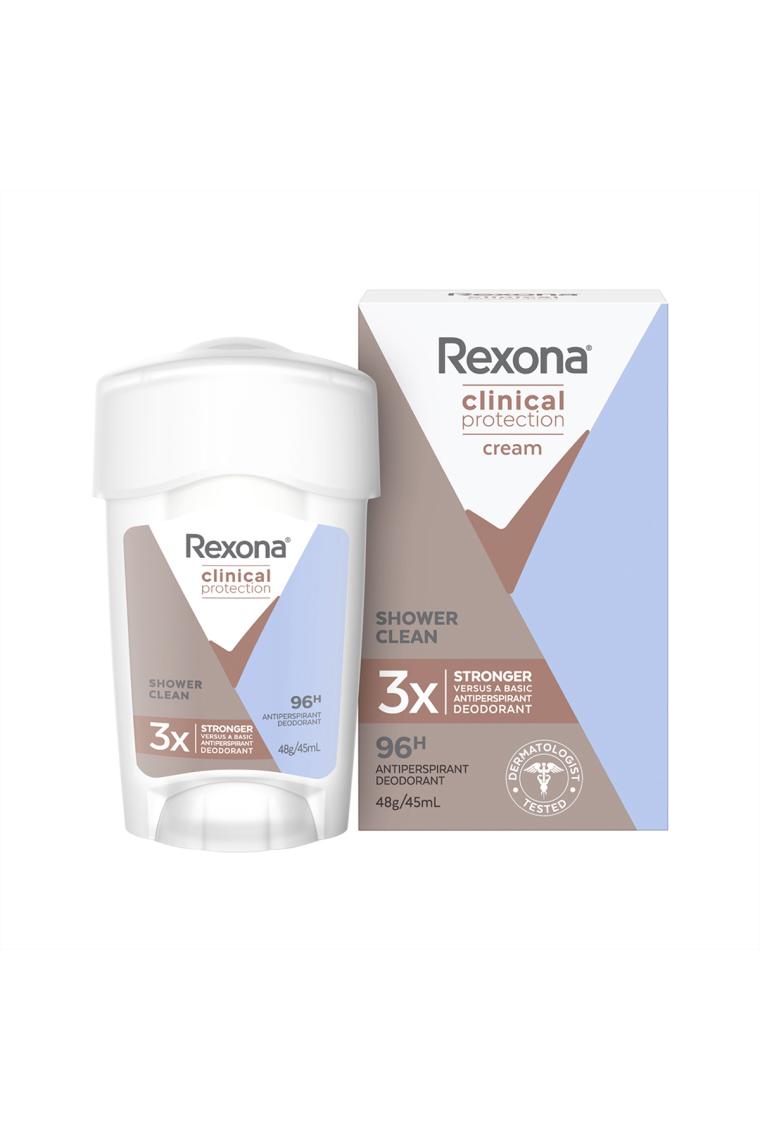 Rexona Clinical Protection Shower Clean 45 ml Kadın Stick Deodorant