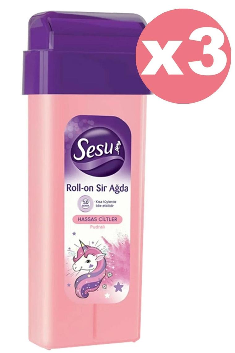 Sesu Roll-On Sir Ağda Hassas Ciltler 3X100ML
