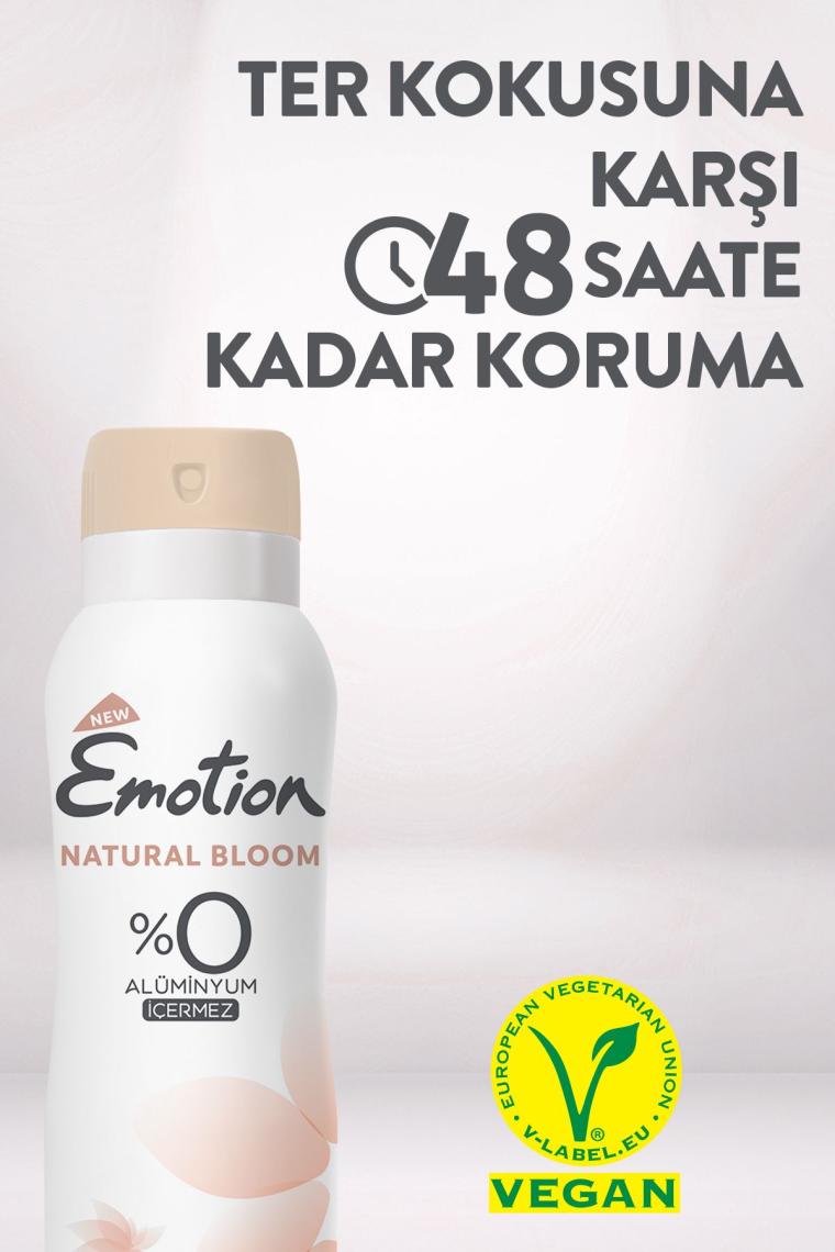 Emotion Natural Bloom 150 ml Vegan x 3 Adet