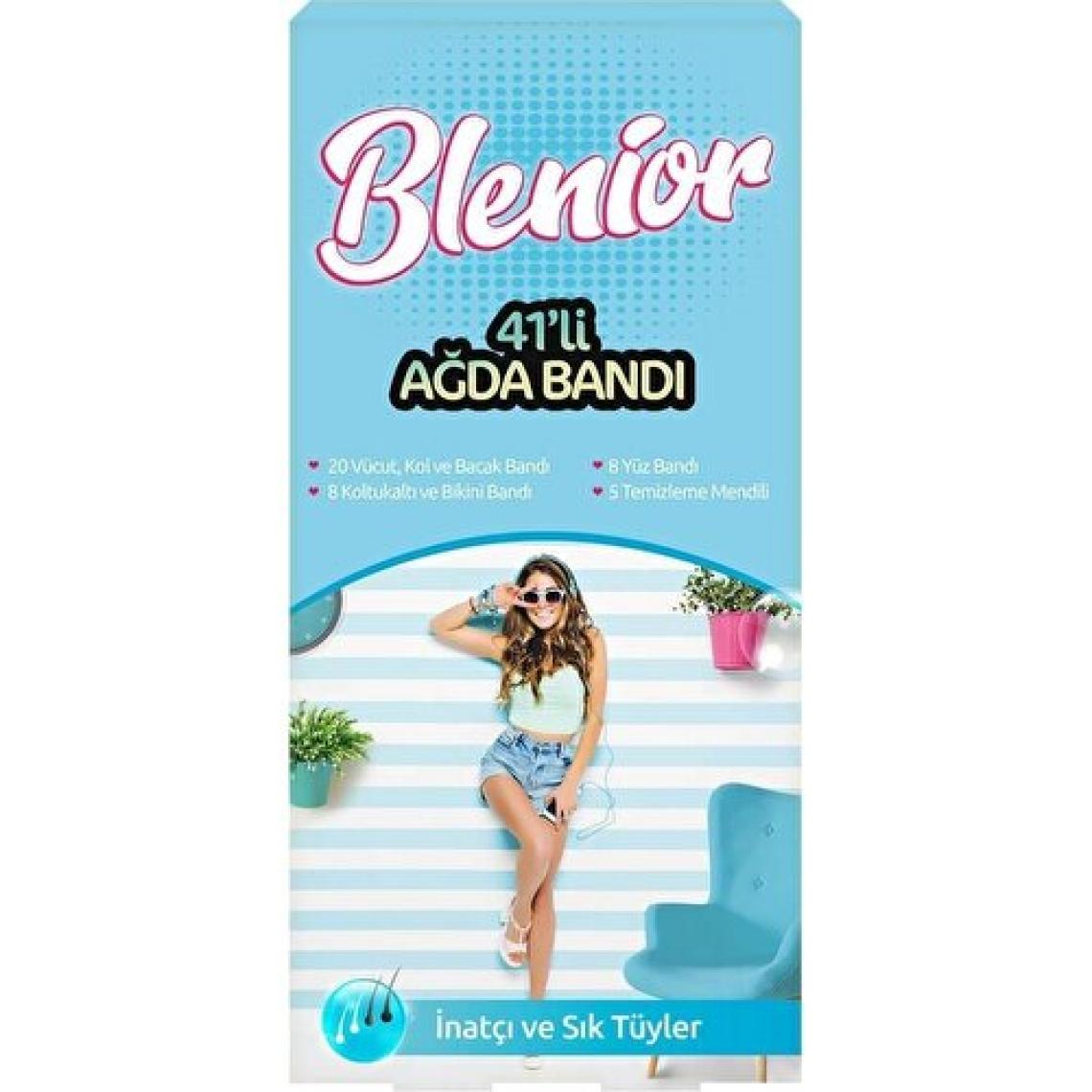 Blenior 41 Li Ağda Bandı Hepsi Bir Arada Set Inatçı ve Sık Tüyler