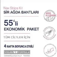 Agiss s Sirli Vücut Ağda Bant 55 Li Tüm Ciltler İçin