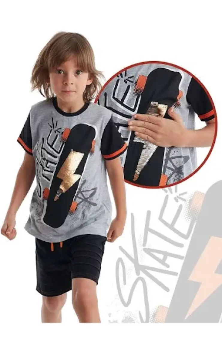 MSHB&G Thunder Skate Erkek Çocuk Şort Takım