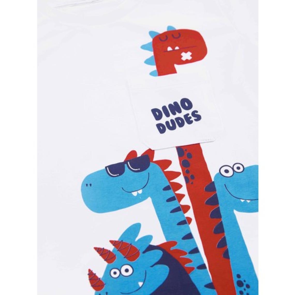 Denokids Dino Dudes Erkek Çocuk T-shirt Kapri Şort Takım