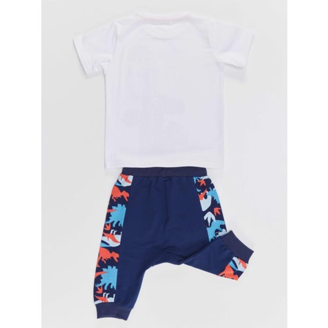 Denokids Dino Dudes Erkek Çocuk T-shirt Kapri Şort Takım