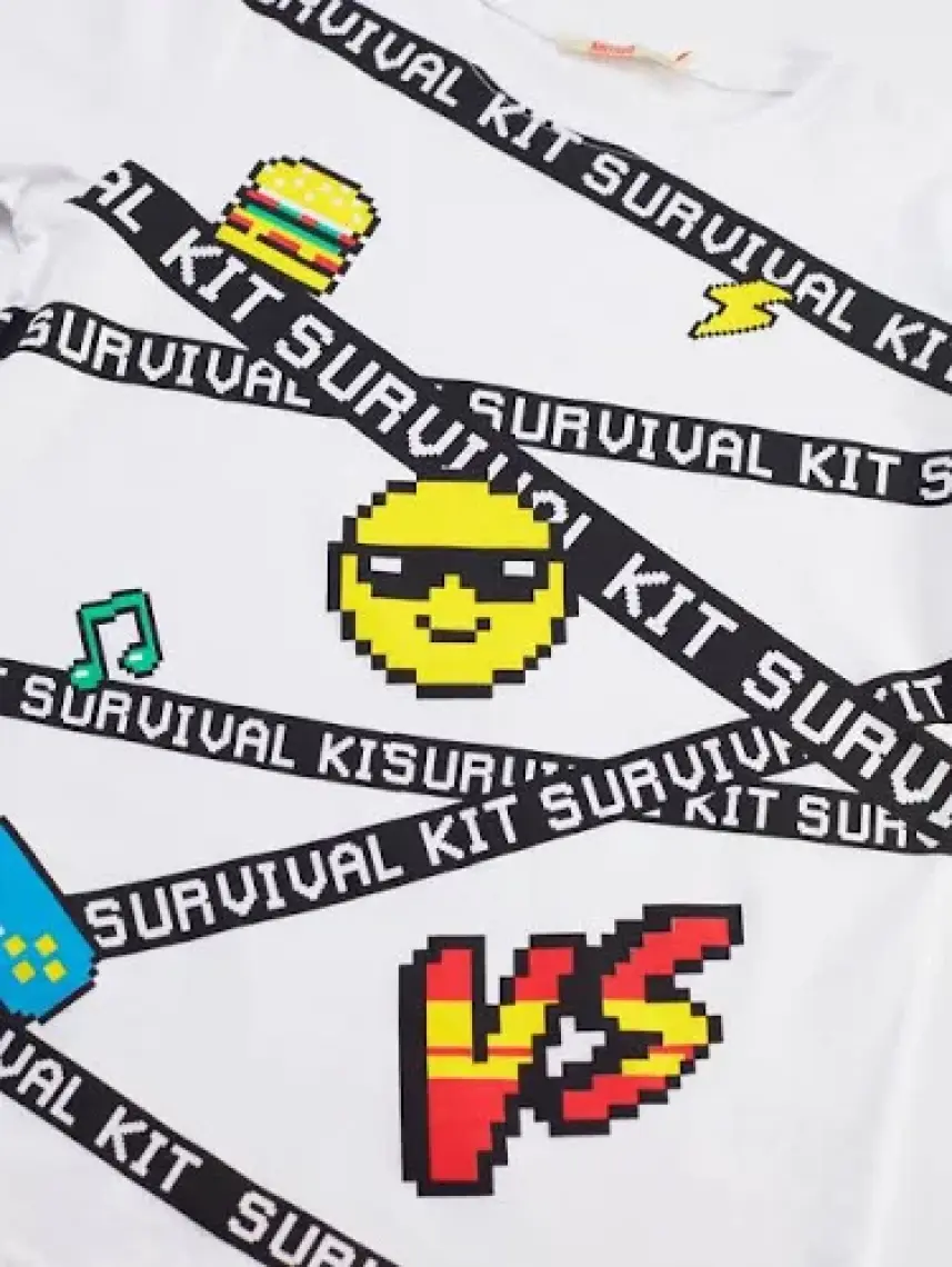 MSHB&G Survival Erkek Çocuk T-shirt Kapri Şort Takım