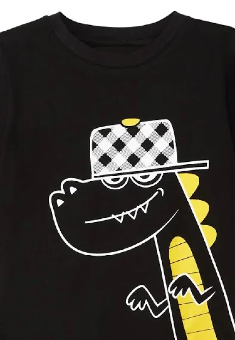 Denokids Rap Dino Erkek Çocuk Pantolon Takım