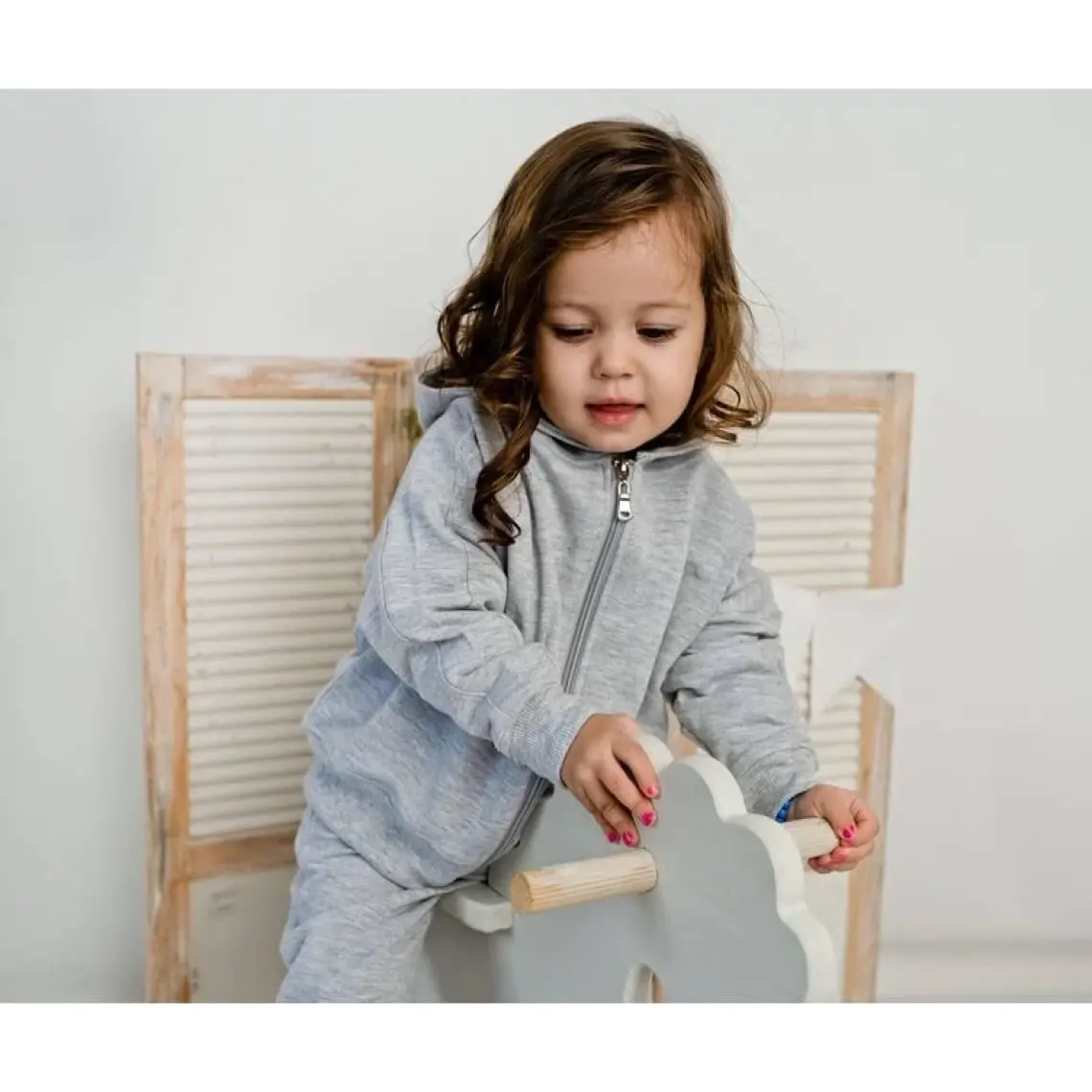 MiaBaby Fermuarlı Kapüşonlu Sweat