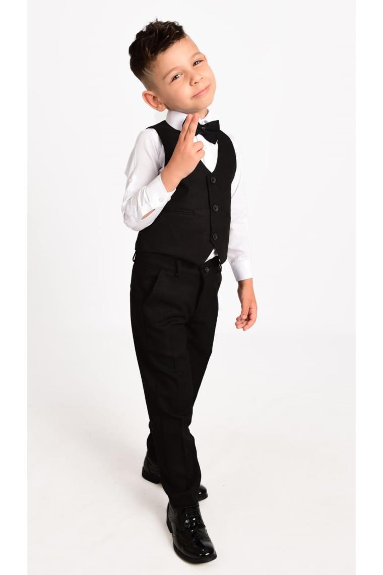 Mnk Baby & Kids Yelekli Erkek Çocuk Takım Elbise MNK0272