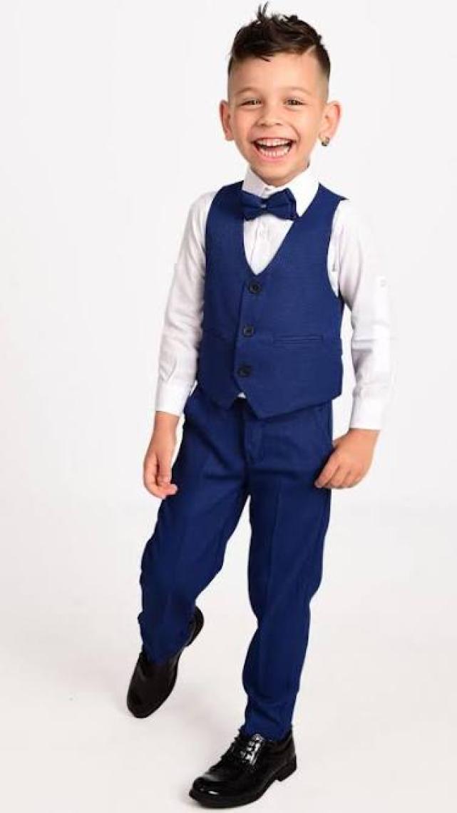 Mnk Baby & Kids Yelekli Erkek Çocuk Takım Elbise MNK0272