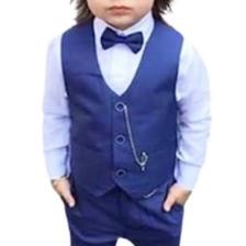 Mnk Baby & Kids Yelekli Erkek Çocuk Takım Elbise MNK0272