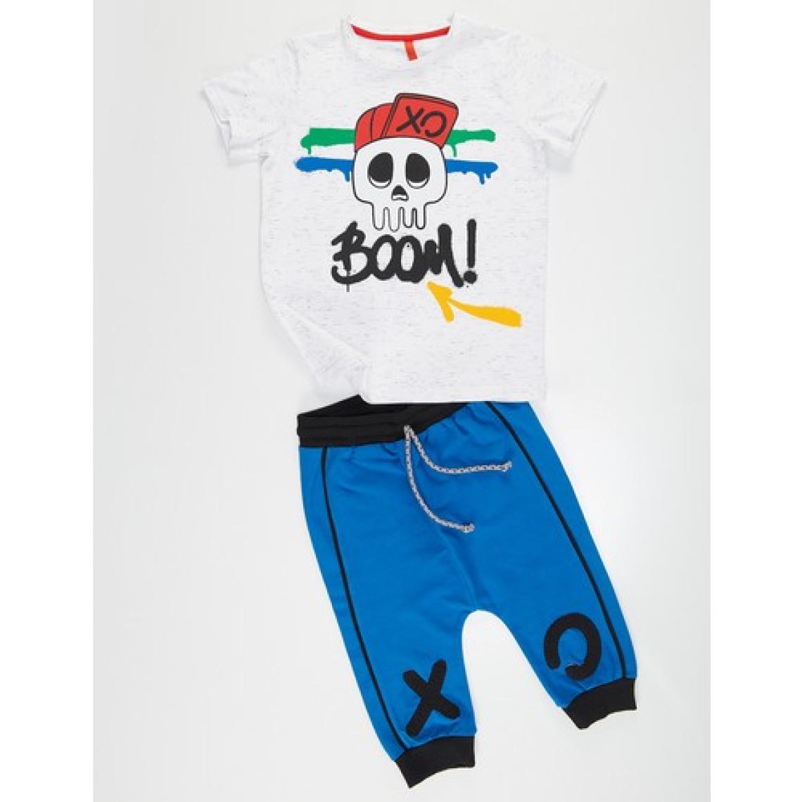 MSHB&G Xo Boom Erkek Çocuk T-shirt Kapri Şort Takım