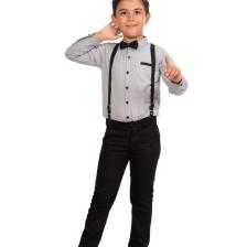Mnk Baby & Kids Oxford Gömlek Uzun Pantolon Erkek Çocuk Takımı