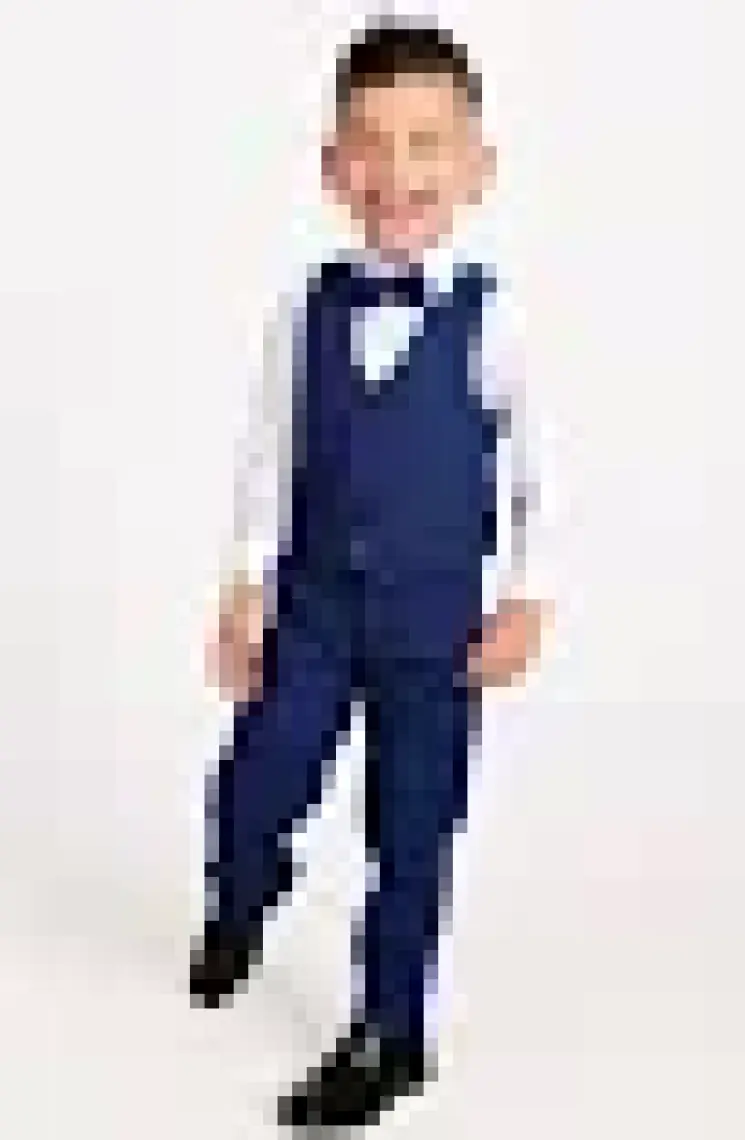 Mnk Baby & Kids Yelekli Erkek Çocuk Takım Elbise MNK0272