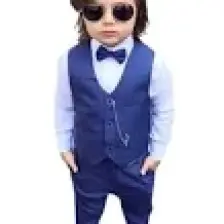 Mnk Baby & Kids Yelekli Erkek Çocuk Takım Elbise MNK0272