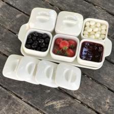 Mediterian 6'lı Ecru Porselen Kahvaltı Takımı, şık ve kullanışlı, sofralarınıza zarafet katar.