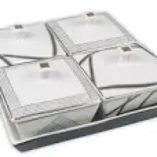 Mikasa Moor Bella Grey 5 Parça Kahvaltılık Seti 19X19 cm