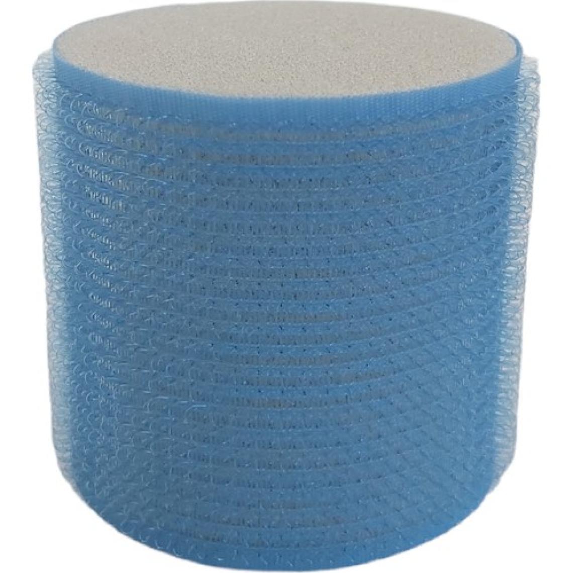 Croc 1208 Cırtlı Sünger Bigudi 4'lü Çap 6 cm Mavi