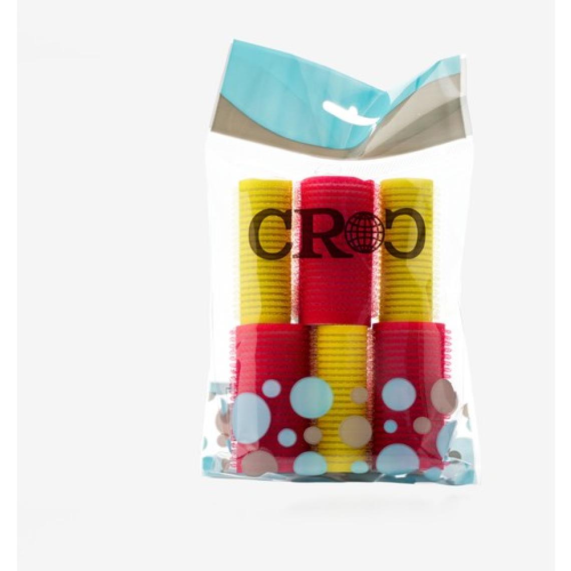 Croc 1209 Karma 6'lı Bigudi Cırtlı Saç Bigudisi + 10'lu Saç Pensi