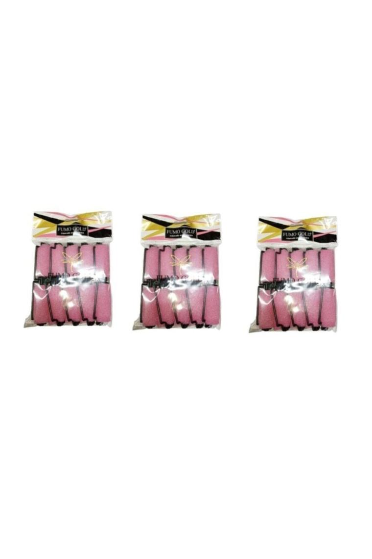 Sünger Bigudi Pembe 10lu X 3 Paket