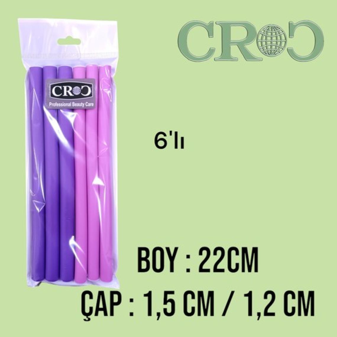 Croc 1242 Sosis Bigudi 6lı Karma BOY:22CM