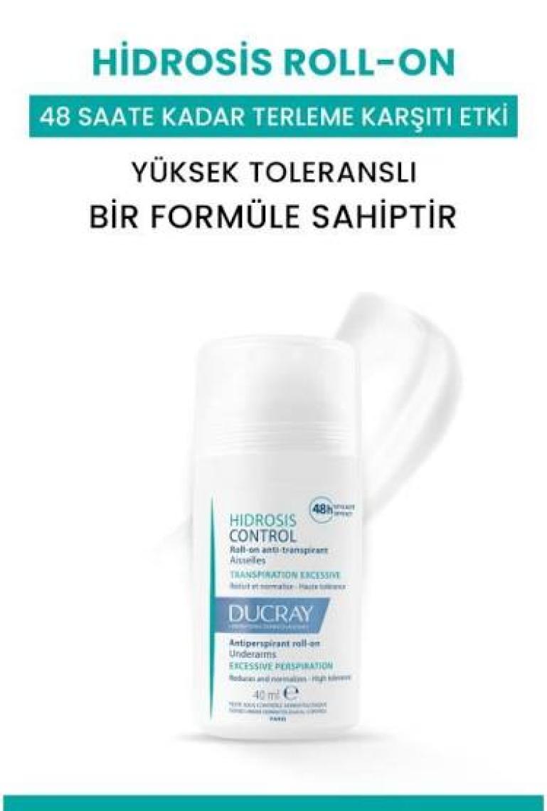 Ducray Hidrosis Roll On Anti Transpirant Aisselle Terleme Karşıtı 40 ml