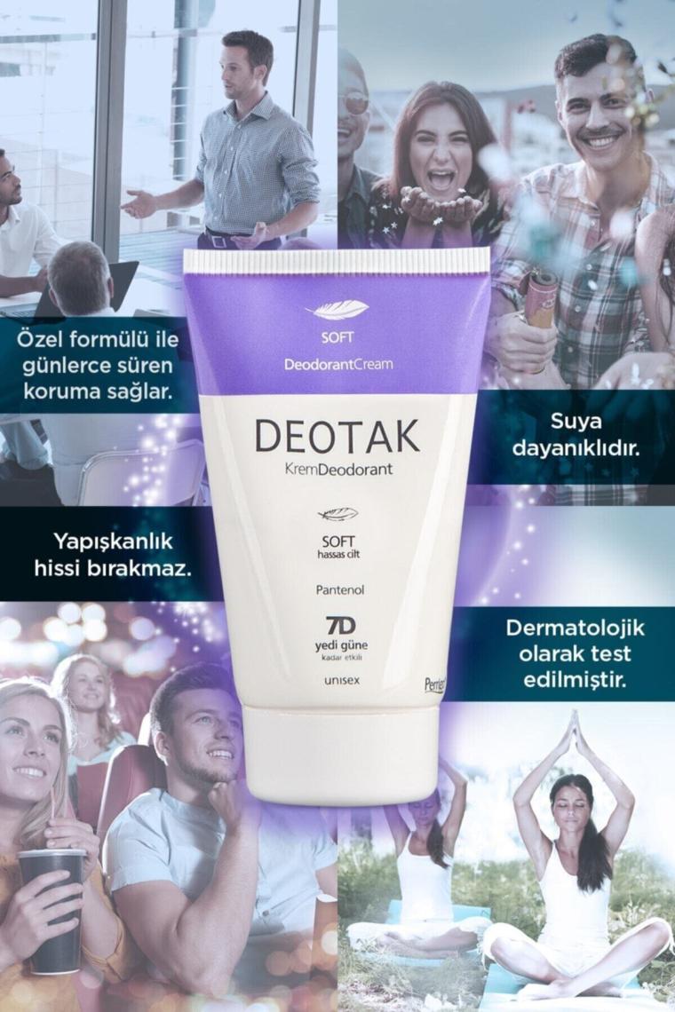 Deotak Soft Hassas Cilt Krem Deodorant 35 ml
