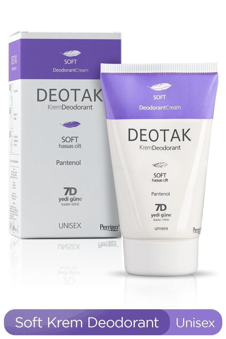 Deotak Soft Hassas Cilt Krem Deodorant 35 ml