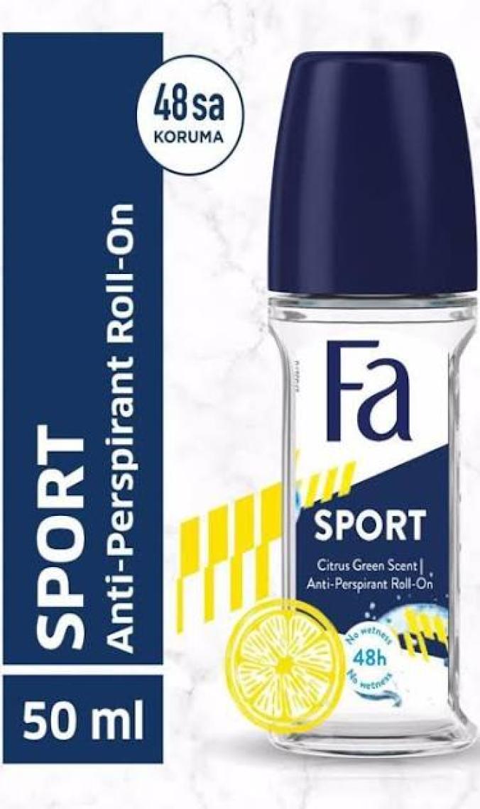 Fa Sport Erkek Roll-On 50 Ml Turunçgil Aromalı 1 Adet