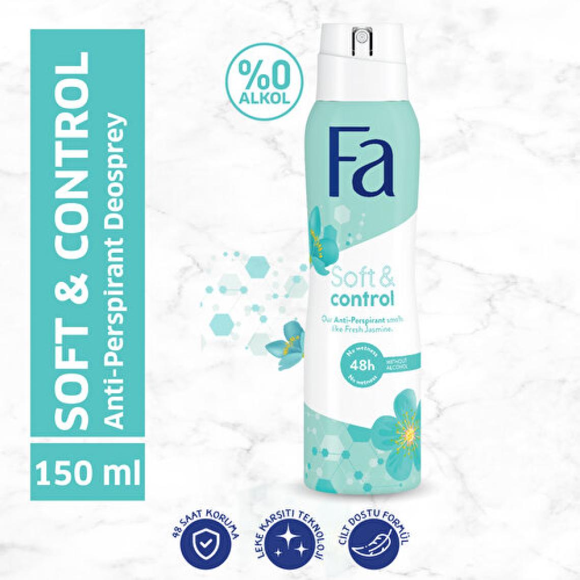 Fa Soft & Control Kadın Yasemin Kokulu Deosprey 150 Ml