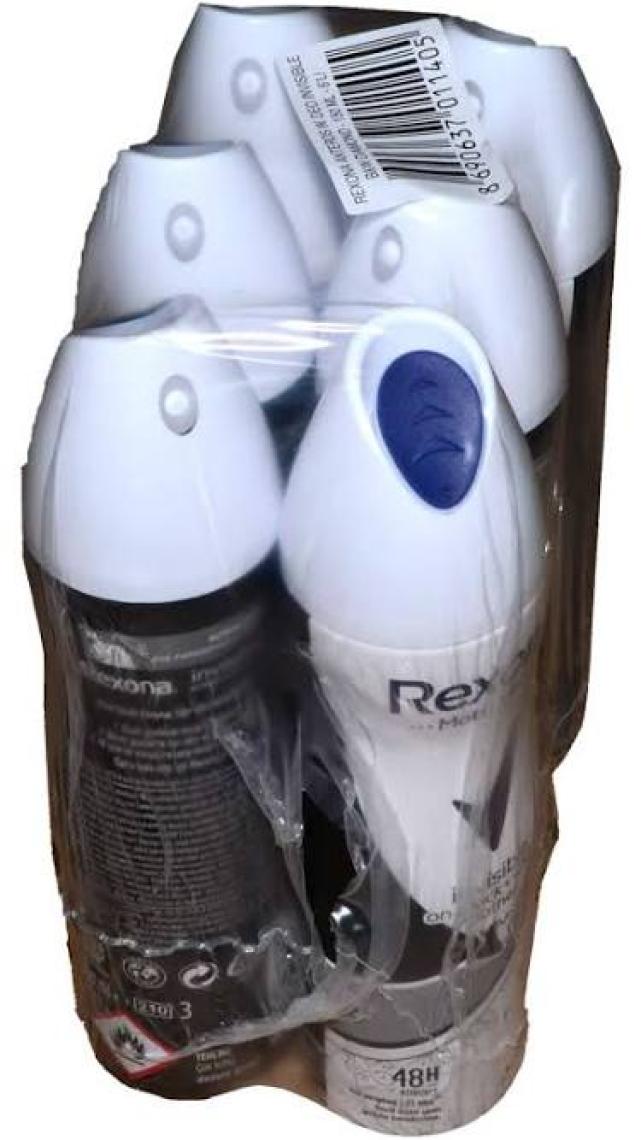 Rexona  Anti-Perspirant Sprey Deodorant Kadın Invisible Black White Ter Kokusuna Karşı  150 ML